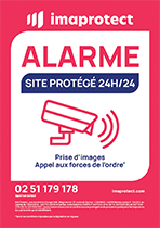 Plaque de signalisation extérieure