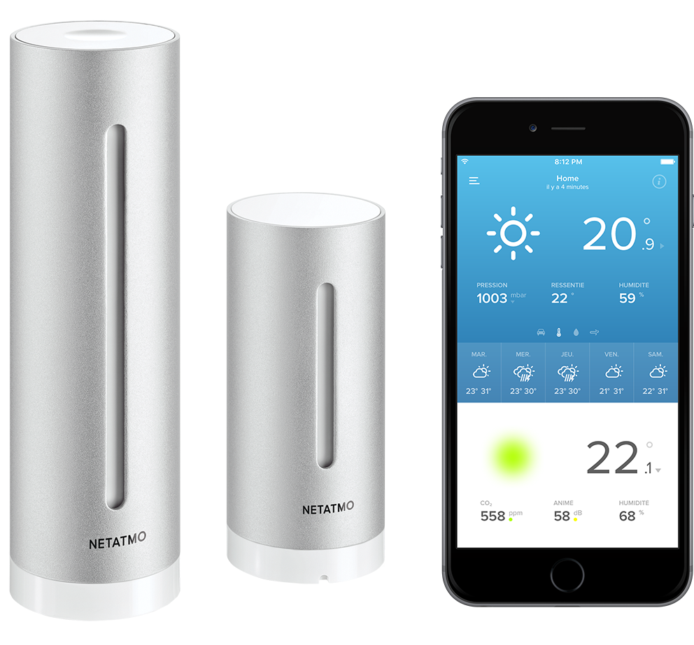La station météo Netatmo complète votre système d'alarme IMA PROTECT